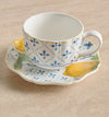 Amico Porcelain Teacup and Saucer Set - 220 ml