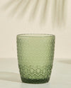 Redtag - Green Textured Glass Tumbler - 300ml