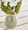 Lille Mixed Flowers in Glass Pot - 16 cm