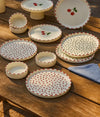 Kitchen Life 11-Piece Cherry Stackable Ceramic Breakfast Set - Serves 6