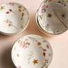 Garden Boho 4-Piece Porcelain Bowl Set - 12cm