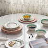 Oasis 18-Piece New Bone China Dinner Set - Serve 6