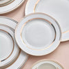 Samara 45-Piece New Bone China Dinner Set - Serves 8