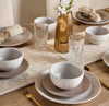 Flora 18-Piece Stoneware Dinner Set - Serves 6