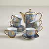 Nora 13-Piece Porcelain Tea Set - 800 ml, Serves 6