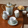 Bella 13-Piece Porcelain Tea Set - 800 ml, Serves 6