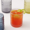 La Mesa 4-Pieces Glass Tumbler Set, Pink — 8x10cm