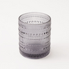 La Mesa 4-Pieces Glass Tumbler Set, Grey — 8x10cm