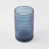 La Mesa 4-Pieces Highball Glass Set, Dark Blue — 7.5x7.5x12.5cm