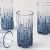 La Mesa 4-Pieces Highball Glass Set, Blue - 400ml