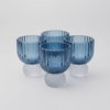 La Mesa 4-Pieces Mini Dessert Glass, Blue - 6.5cm