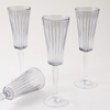 La Mesa 4-Pieces Glass Set, Grey - 180ml