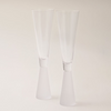 La Mesa 2-Pieces Frosted Bottom Glass - 6x6x24.8cm