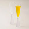 La Mesa 2-Pieces Frosted Bottom Glass - 6x6x24.8cm