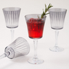 La Mesa 4-Pieces Glass Set, Grey - 290ml