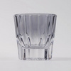 La Mesa 4-Pieces Embossed Tumbler Glass Set, Ombre Grey - 8.5x8.5x8.7cm