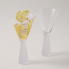 La Mesa 2-Pieces Tall Glasses Frosted Bottom