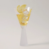 La Mesa 2-Pieces Tall Glasses Frosted Bottom