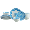 Chefchaouen 18-Pieces Dinner Set - Serves 6