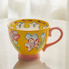 Artful Bloom Stoneware Mug - 500 ml