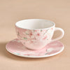 Kimono Ceramic Cup and Saucer Set - 220 ml