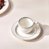 Zora Bone China Espresso Cup and Saucer - 90 ml