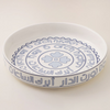 La Mesa Calligraphy Serving Dish, Blue - 28x5cm
