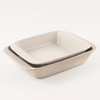 La Mesa 2-Pieces Oven To Table Dishes, Cream