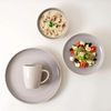 La Mesa 16-Pieces Dinner Set - Serves 4, Beige/Grey