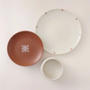 La Mesa 18-Pieces Dinner Set - Serves 6, Brown