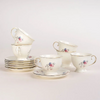 La Mesa 12-Pieces Tea Cup And Saucers Set - Serves 6