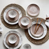 Larah 18-Pieces Stoneware Dinner Set - Serves 6