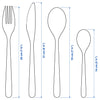 FÖRNUFT IKEA 24-Pieces Cutlery Set - Serves 6, Rosegold