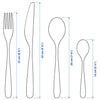 TILLAGD IKEA 24-Pieces Cutlery Set - Serves 6, Brass