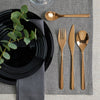 FÖRNUFT IKEA 24-Pieces Cutlery Set - Serves 6, Rosegold