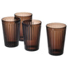 VARDAGEN IKEA 4-Pieces Glass Set - 31cl, Brown
