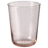 KLIPPLAX IKEA Glass - 25cl, Striped Pink