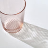 KLIPPLAX IKEA Glass - 25cl, Striped Pink