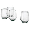 IVRIG IKEA 4-Pieces Glass Set - 45cl, Grey