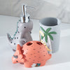 Bubbles Baby Dino 3-Pieces Bath Accessory Set