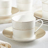 Noura 12-Pieces Cup and Saucer Set - 220 ml, Serves 6