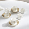 Noura 12-Pieces Espresso Set - 90 ml, Serves 6