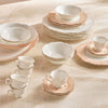 Raqiya 34-Pieces New Bone China Dinner Set - Serves 6