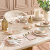 Raqiya 34-Pieces New Bone China Dinner Set - Serves 6