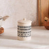 Eleni Ethnic Canister - 750ml, Black & Beige