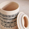 Eleni Ethnic Canister - 750ml, Black & Beige
