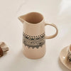 Eleni Ethnic Pitcher - 1L, Black & Beige