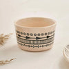 Eleni Ethnic Ramekin - 9.9x5.9cm, Black & Beige