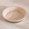 Eleni Ethnic Pie Dish - 26.5x5.7cm, Black & Beige