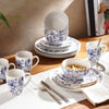 Kamla Indigo 16-Pieces Dinner Set - Serves 4, Blue
